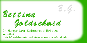 bettina goldschmid business card